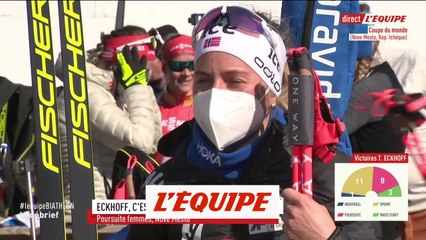 Eckhoff : « C'est énorme ! » - Biathlon - CM (F)