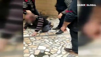 Zemin katta korkunç olay! Sesi duyanlar sapığı böyle yakalandı