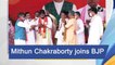 West Bengal Polls: Mithun Chakraborty joins BJP