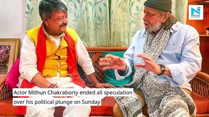 Actor Mithun Chakraborty joins BJP ahead of PM Modi's Kolkata rally