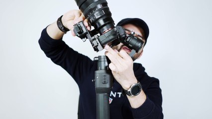 DJI Ronin-S balancing with a heavy & big lens