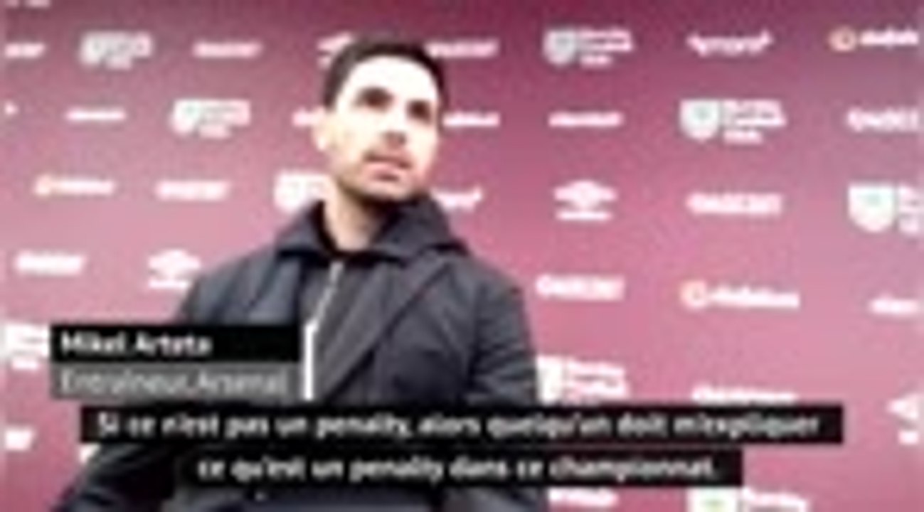 27e j. - Arteta : "Si ce n’est pas un penalty, alors quelqu’un doit m’expliquer ce qu’est un penalty dans ce championnat"