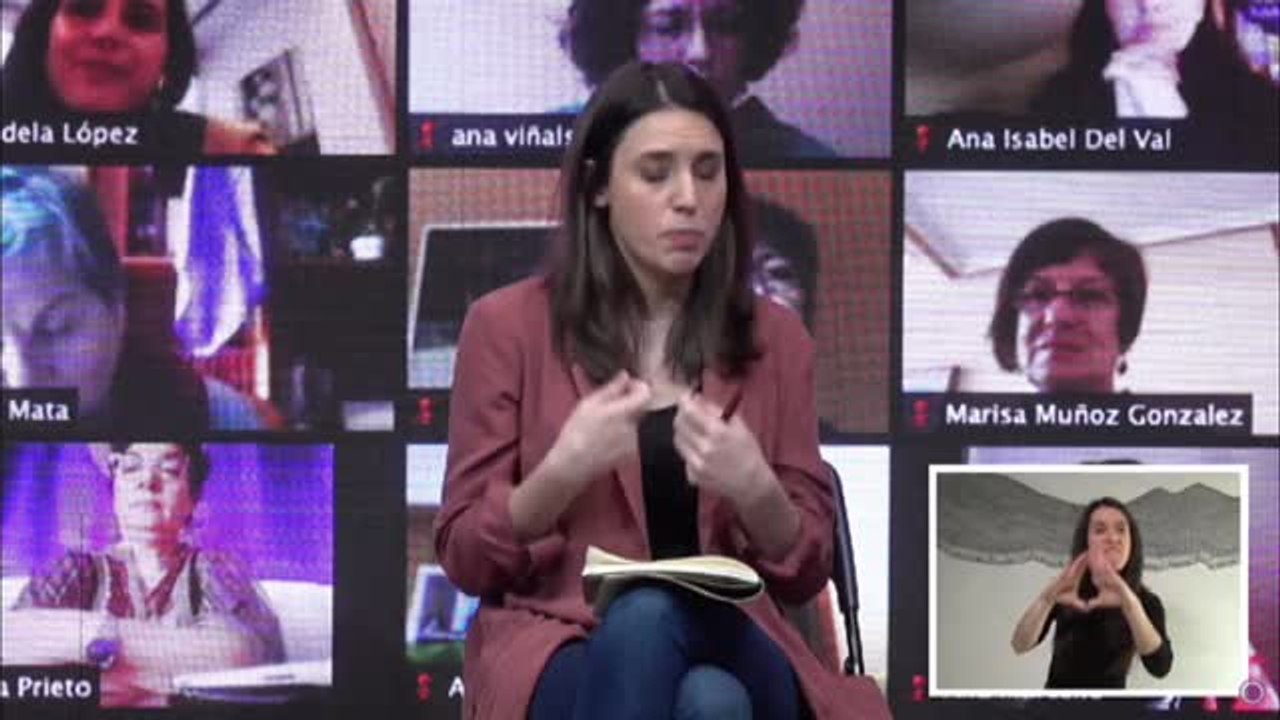 Montero dice que "se equivocan" quienes buscan medir el éxito del 8M "por lo llenas que estén las plazas"