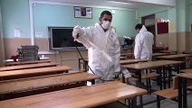 Esenyurt’ta okullar dezenfekte ediliyor