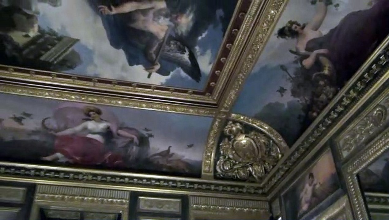within the palace