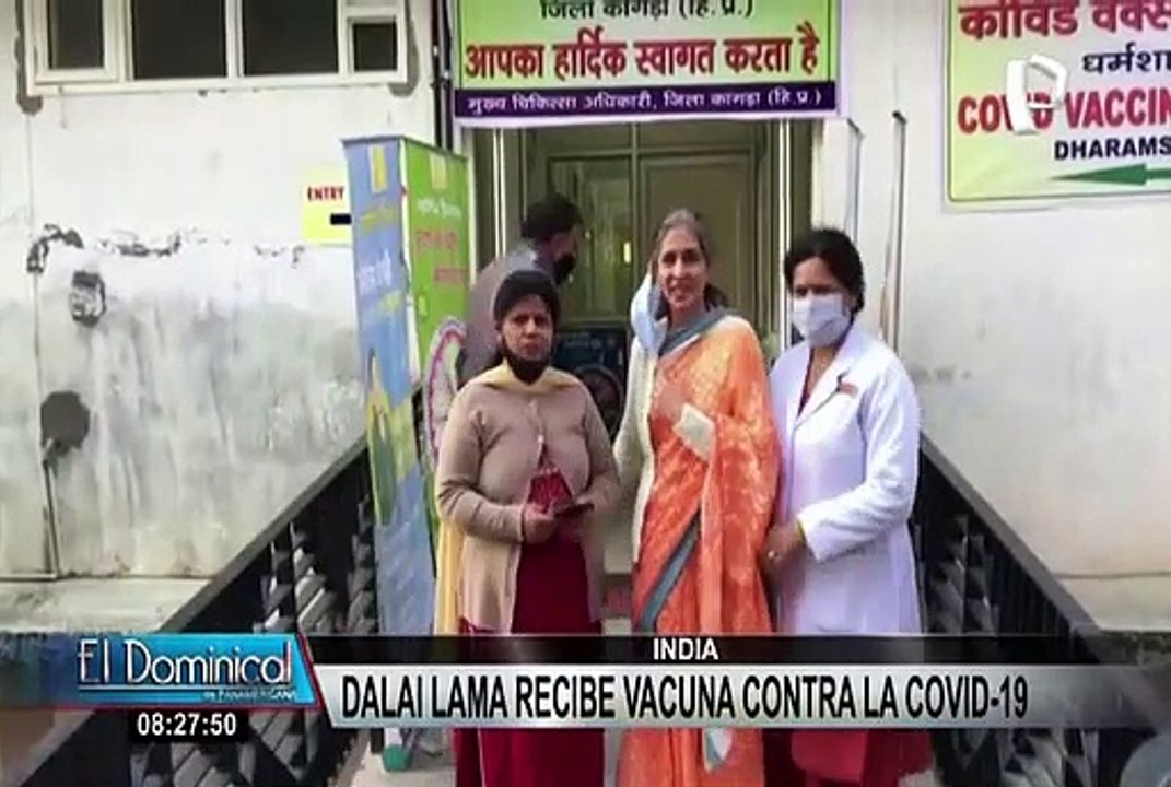Covid-19: El Dalái lama se vacunó y pide a los demás que tengan el coraje de hacer lo mismo