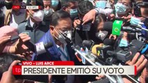 Luis Arce habló de la ausencia de jurados electorales