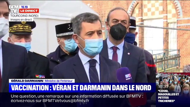 Gérald Darmanin: Plus de 10.000 sapeurs-pompiers étaient mobilisés ce week-end pour la vaccination