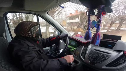 Gümüşhane’nin Safiye Ana’sı 28 yıldır direksiyon başında