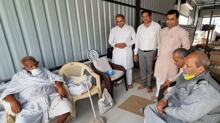 पूर्व मंत्री जैन ने किए संत शीतल मुनिजी के दर्शन