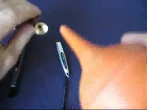 Green laser pointer - lens cleaning tutorial