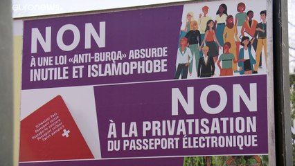 Suiza prohíbe el uso del burka y el velo integral en los espacios públicos tras referéndum