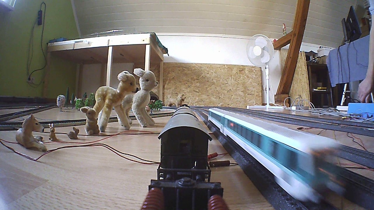 Kehrschleife und außen rollt es