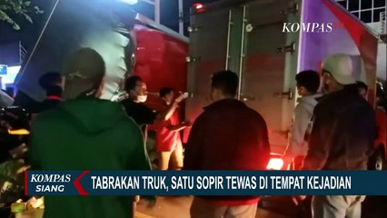 Truk Ekspedisi Tabrak Truk Parkir Pinggir Jalan di Probolinggo, 1 Tewas