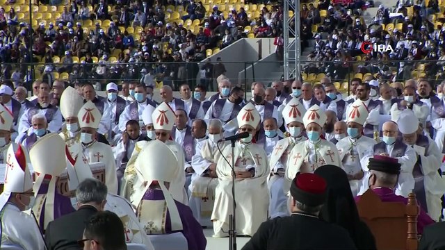 - Papa’dan Erbil’de 10 bin kişilik ayin