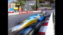F1 Monaco 2005 - Le due Williams Bmw sorpassano Fernando Alonso