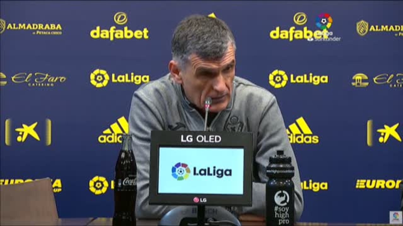 Mendilibar: "Tampoco hemos jugado tan mal como para perder, pero hemos perdido"