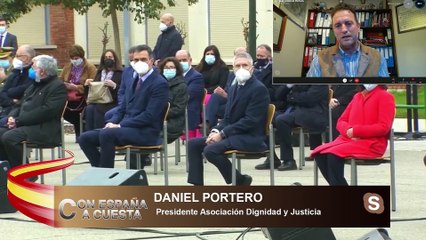 DANIEL PORTERO: “ LOS DE PODEMOS BAJAN LA MIRADA Y TRATAN HACER SENTIR QUE LES DUELEN LAS VÍCTIMAS DEL TERRORISMO”
