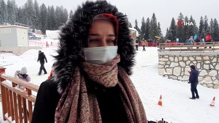Vakaların yüzde 50 arttığı Kastamonu’da, maskesiz ve sosyal mesafesiz kayak