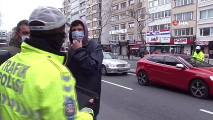 Kısıtlamayı ihlal eden motosikletli şahıs cezadan kaçamadı