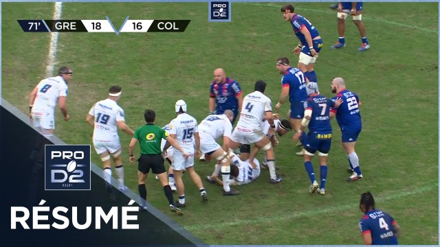 PRO D2 - Résumé FC Grenoble Rugby-Colomiers Rugby: 32-16 - J22 - Saison 2020/2021