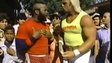 Mr. T & Hulk Hogan Training Highlights [1985-03-10]