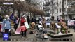 [이 시각 세계] '베를린 소녀상' 앞에서 세계 여성의 날 시위