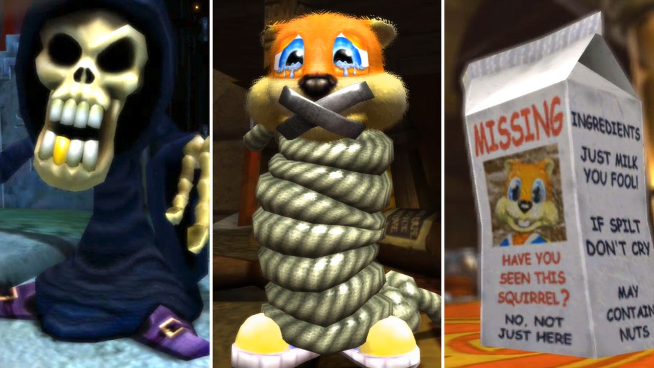 Conker: Live and Reloaded All Game Over Scenes...
