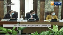 رئيس الجمهورية عبد المجيد تبون يترأس إجتماعا لمجلس الوزراء