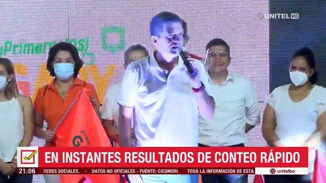 “Hemos ganado y hay que festejar”: Gary Añez que se declara ganador de la Alcaldía cruceña