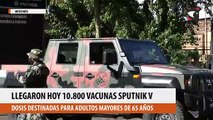 Llegaron hoy 10.800 vacunas Sputnik V componente 1 a Misiones