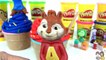 Alvin and the Chipmunks Playdoh Ice Cream Toy Surprises with Theodore & Simon