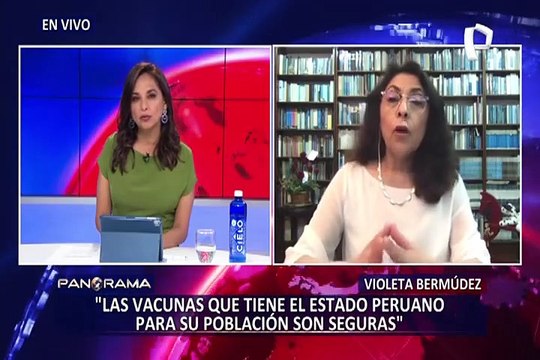 Violeta Bermúdez: Las vacunas que tiene el Estado peruano para su población son seguras