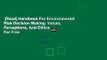 [Read] Handbook For Environmental Risk Decision Making: Values, Perceptions, And Ethics  For Free