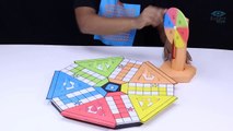 How To Make Ludo Game Board From cardboard ! DIY Ludo Board