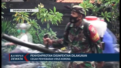 Penyemprotan Disinfektan Massal KODIM 1611