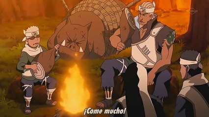 NARUTO - Minato Humilla al Raikage tras burlarse de su super velocidad.