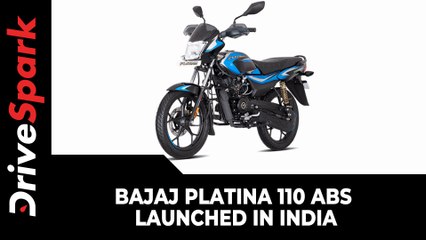 Tải video: Bajaj Platina 110 ABS Launched In India | Prices, Specs, Features & Other Updates