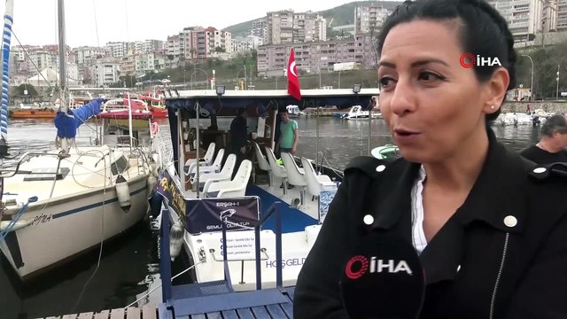 Bursalı kadın girişimci tekne alarak olta balıkçılığı turları düzenliyor
