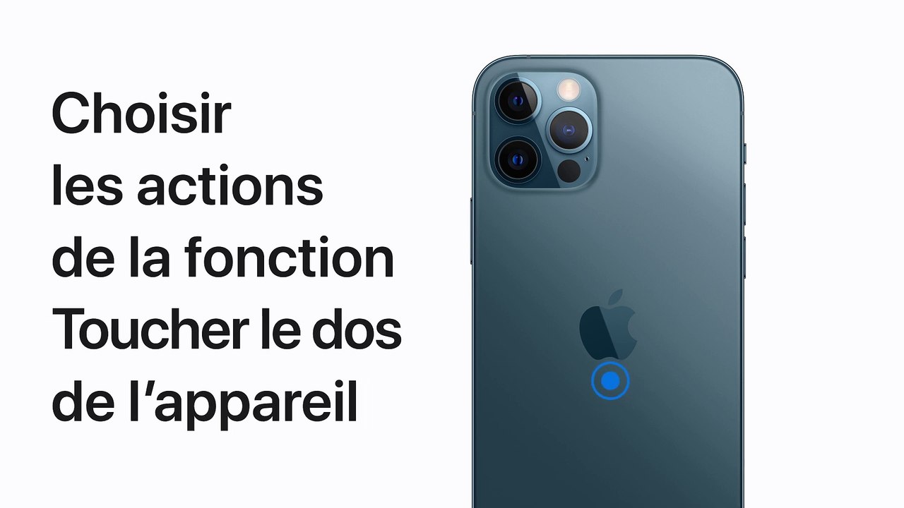 Choisir les actions de la fonction Toucher le d...