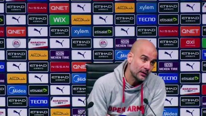 Pep post derby defeat to United