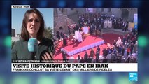 Visite historique du pape en Irak : François conclut sa visite devant des milliers de fidèles