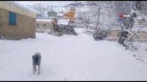 Tunceli’de Mart ayında yağan kar, 20 köy yolunu kapattı
