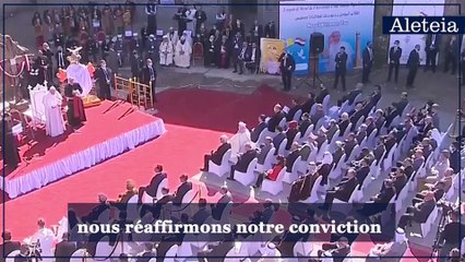 Pape François à Mossoul :  " La fraternité est plus forte que le fratricide"