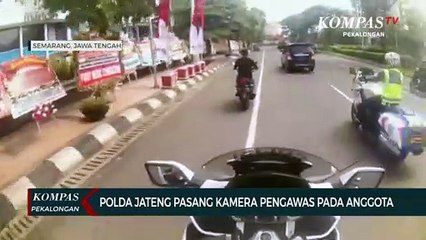 Polda Jateng Pasang Kamera Pengawas Pada Anggota