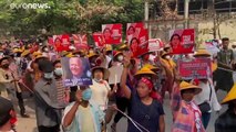 La mobilisation contre les putschistes ne faiblit pas en Birmanie