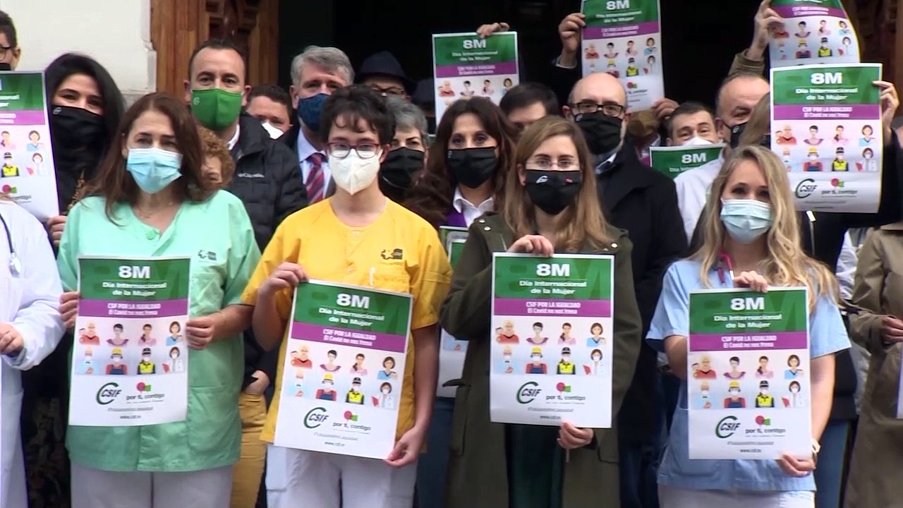 CSIF rinde homenaje a las mujeres "en primera línea" contra la pandemia