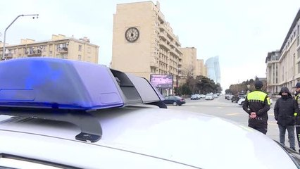 Son dakika haberi! Bakü polisinden kadın sürücülere 8 Mart sürprizi