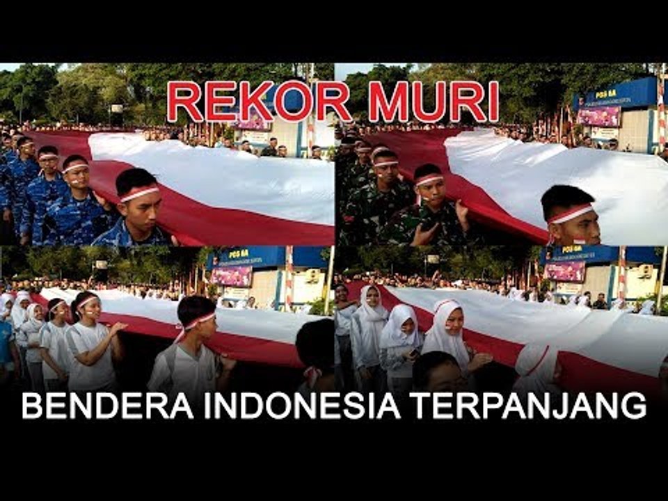 PECAHKAN REKOR, Kirab Bendera Terpanjang di Bogor