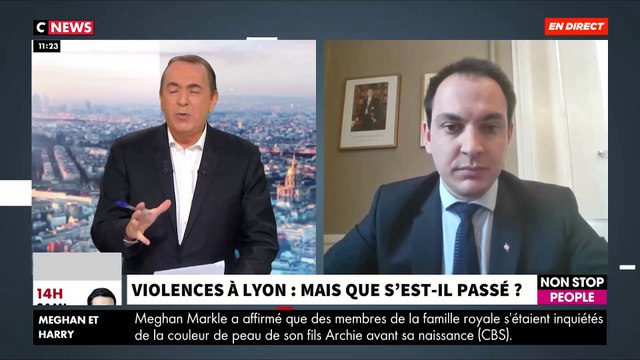 Le maire du 2e arrondissement de Lyon Pierre Olivier témoigne dans Morandini Live sur CNews après avoir été menacé par des individus alors qu’il était avec sa famille - VIDEO